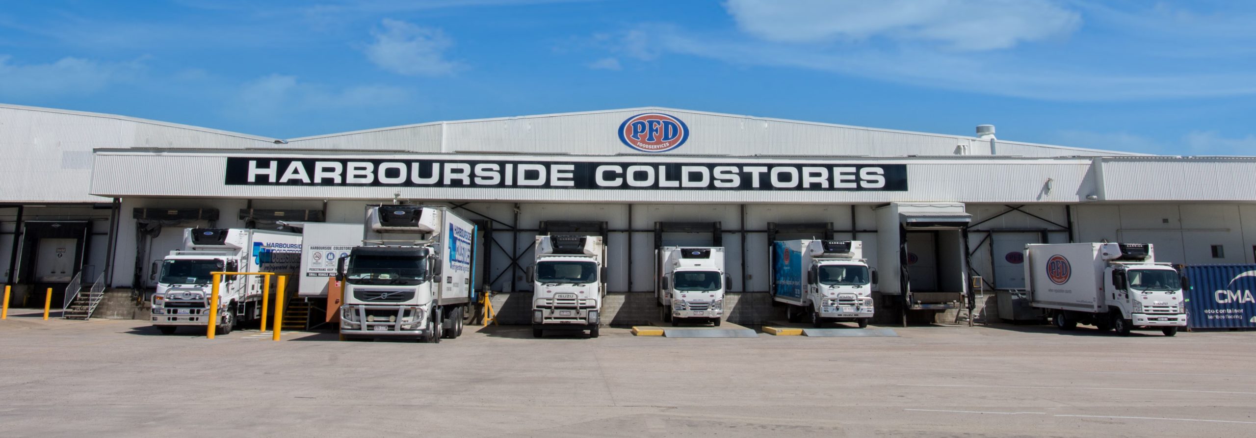 Harbourside Coldstores Fleet of Trucks in Townsville